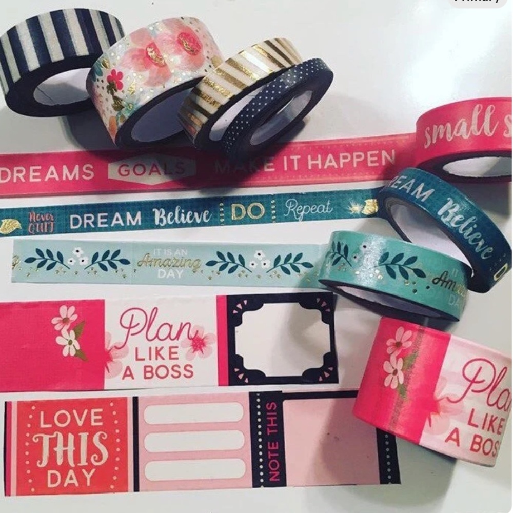 Recollections | Washi Tube  | Plan Like A Boss